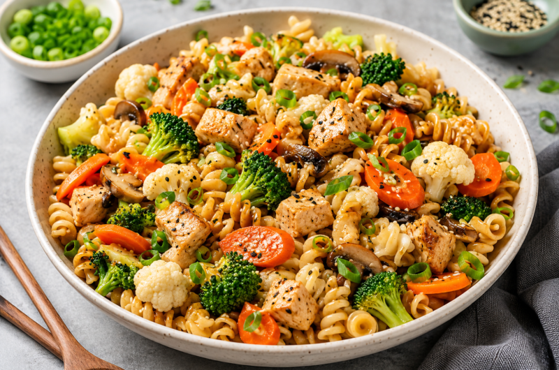 Asian Chicken Pasta Salad