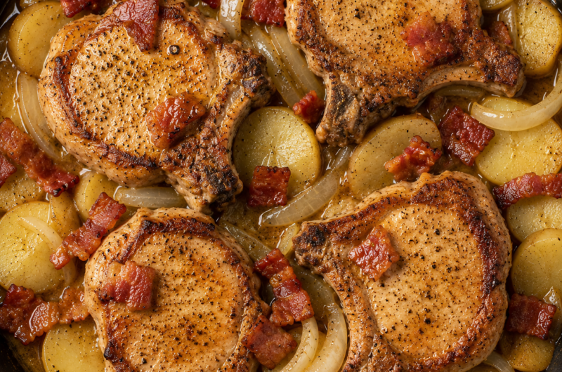 Grandmother’s Pork Chop Dinner