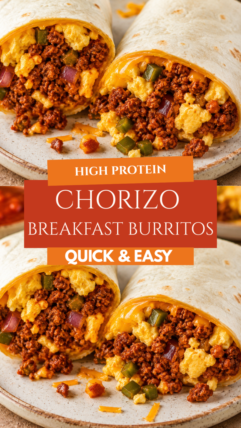 Chorizo Breakfast Burritos