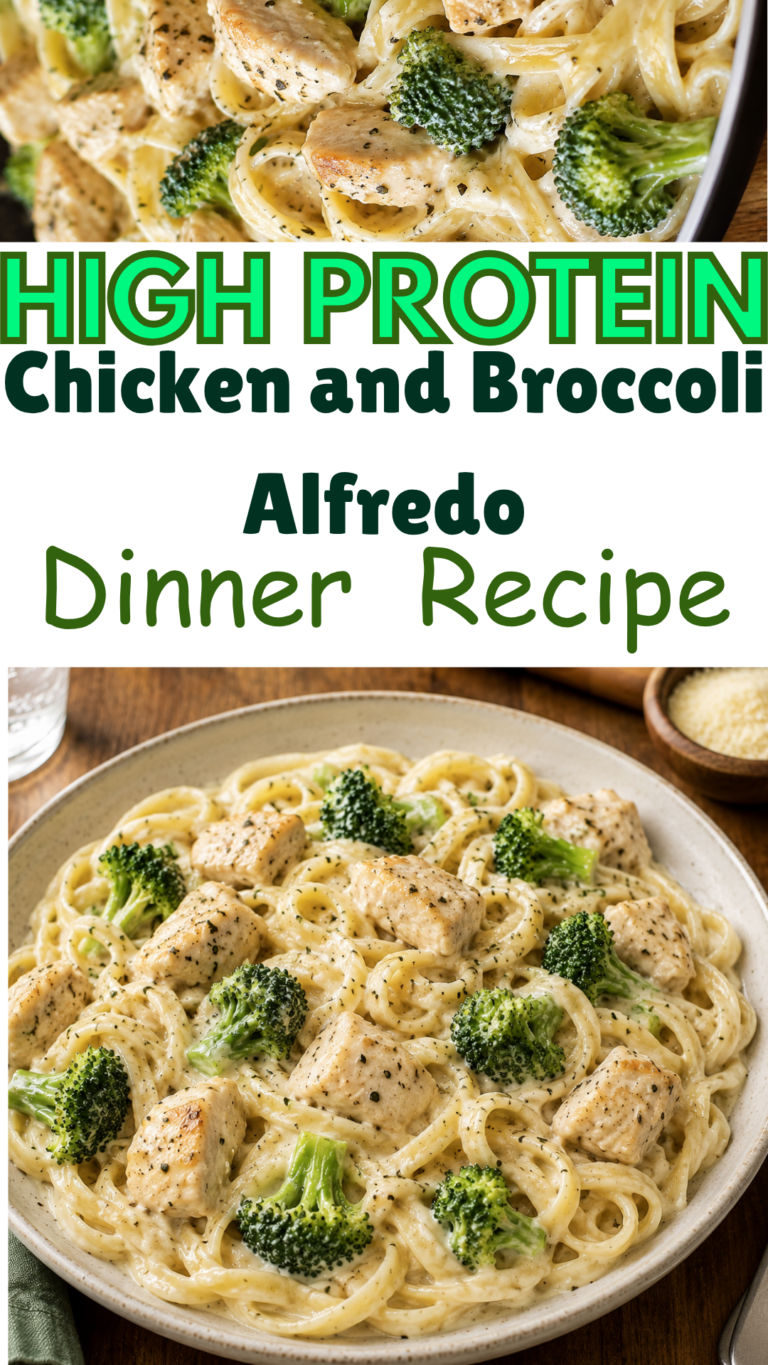 Easy Chicken and Broccoli Alfredo