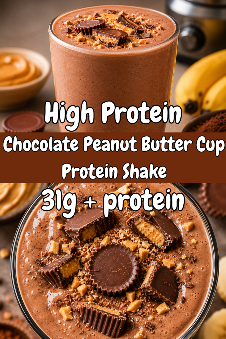 Chocolate Peanut Butter Cup Protein Shake