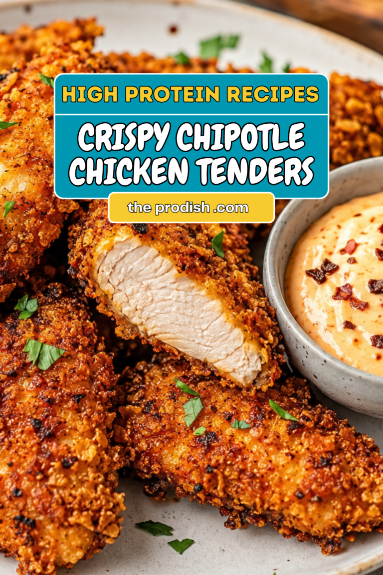 High Protein Crispy Chipotle Chicken Tenders