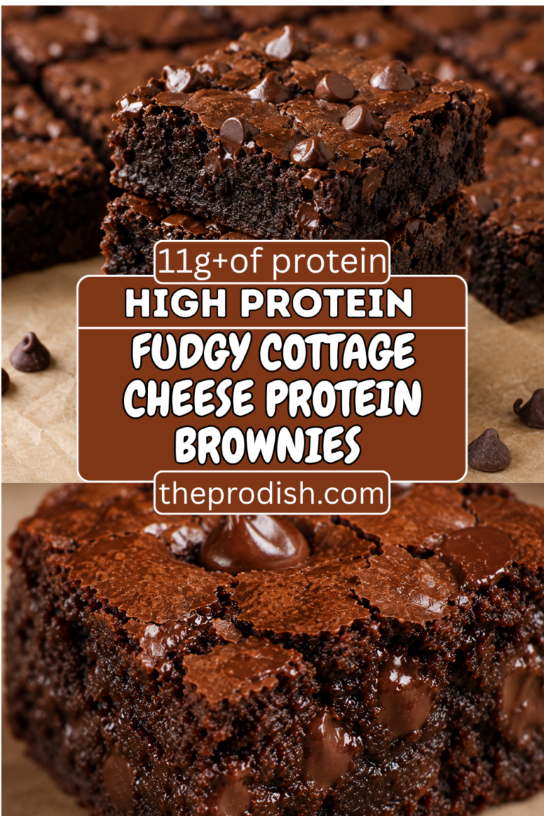 Fudgy Cottage Cheese Protein Brownies