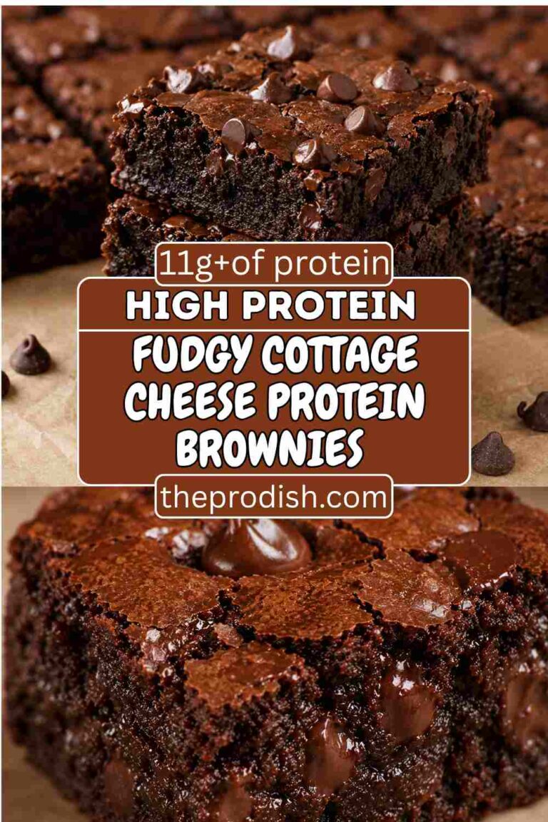 Fudgy Cottage Cheese Protein Brownies