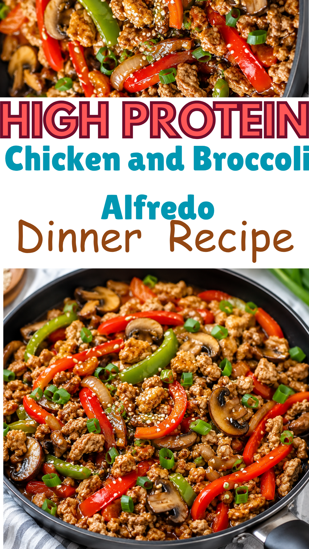 This Ground Turkey Stir Fry with Vegetables is a quick, healthy, high protein dinner packed with lean turkey, colorful veggies, and flavorful sauce. Perfect for meal prep, weight loss, and busy weeknights!