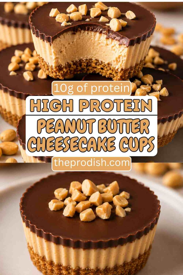 High-Protein Peanut Butter Cheesecake Cups