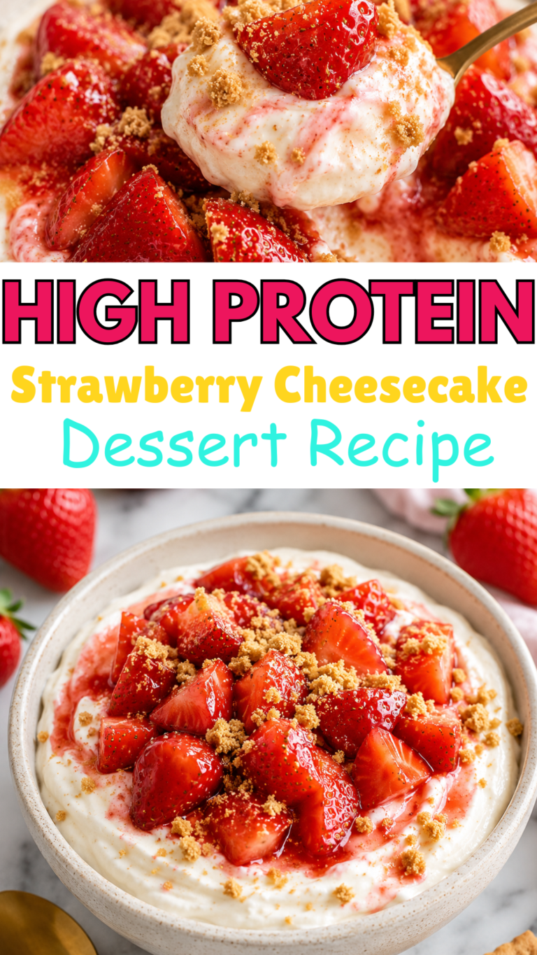 High-Protein Strawberry Cheesecake Bowl