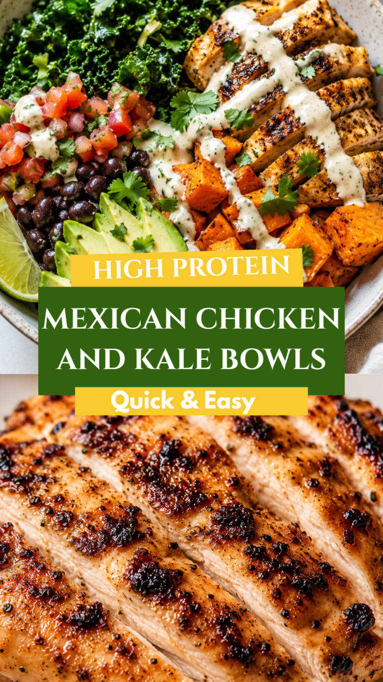 Mexican Chicken and Kale Bowls