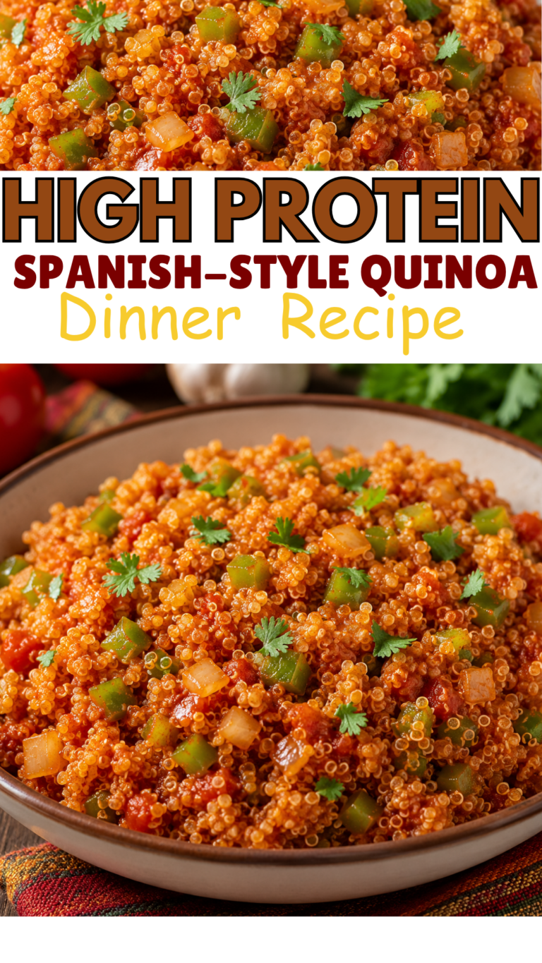 Spanish-Style Quinoa (Healthy High-Protein Side Dish & Dinner Recipe)
