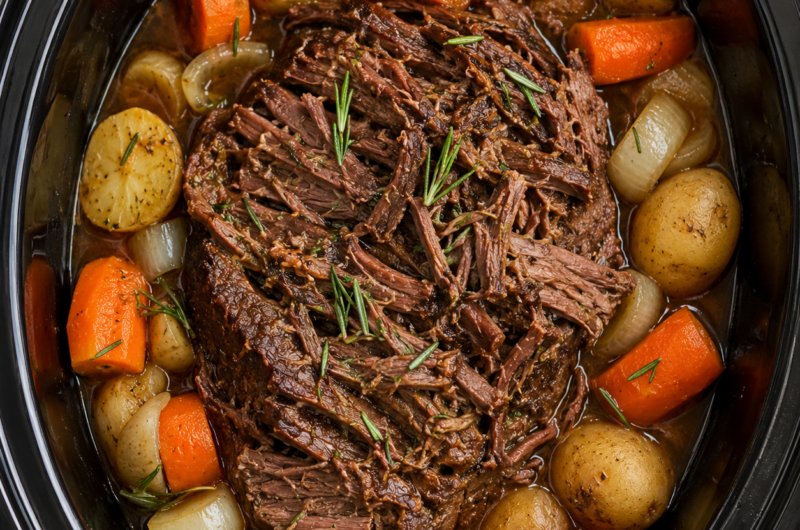 High-Protein Slow Cooker Pot Roast