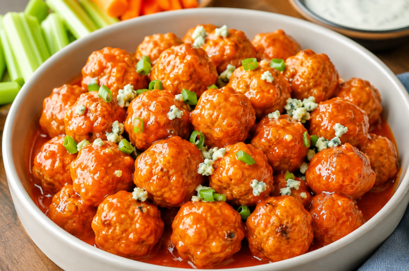 Buffalo Chicken Meatballs