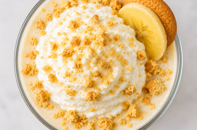 High Protein Banana Pudding Shake
