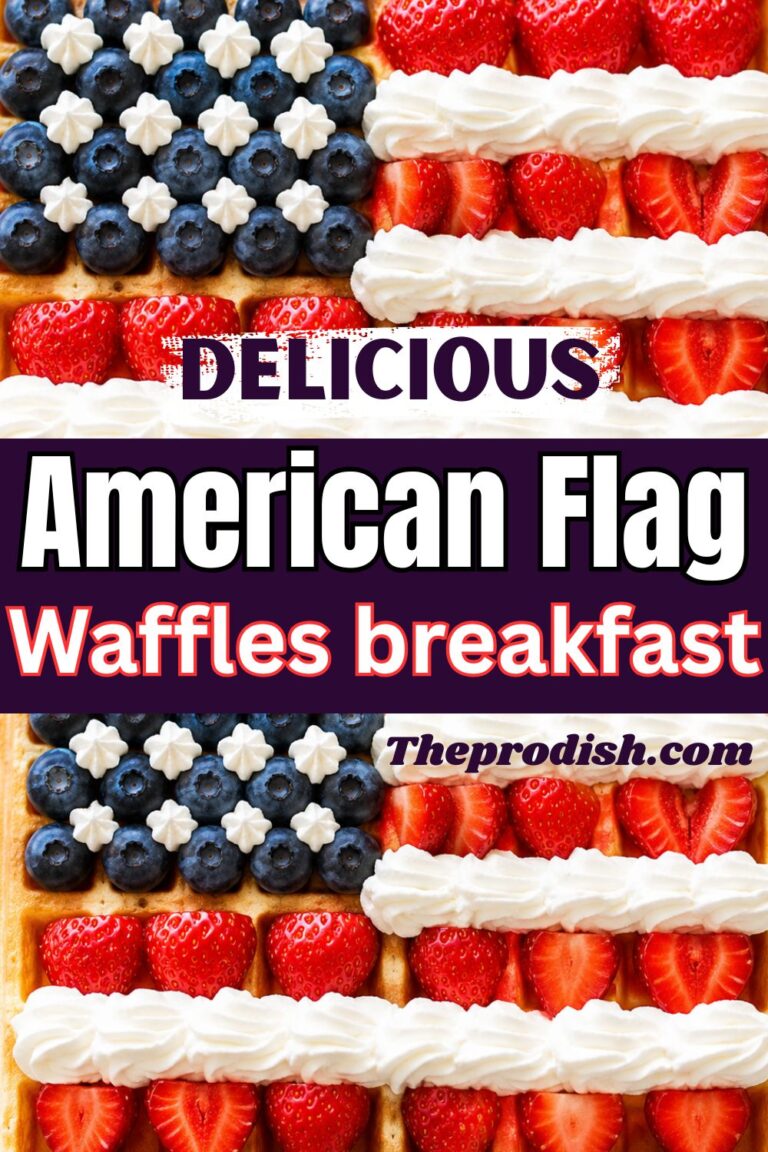 American Flag Waffles