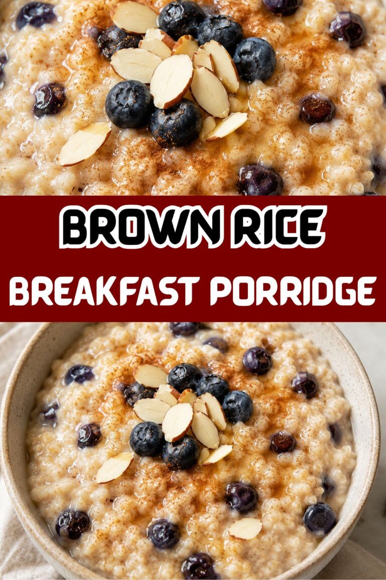 Brown Rice Breakfast Porridge