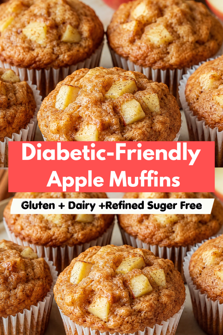 Diabetic-Friendly Apple Muffins