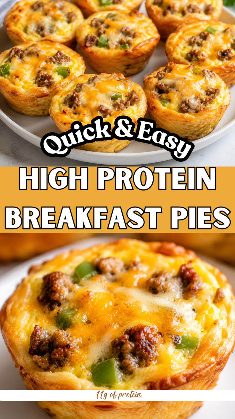 Easy High Protein Breakfast Pies
