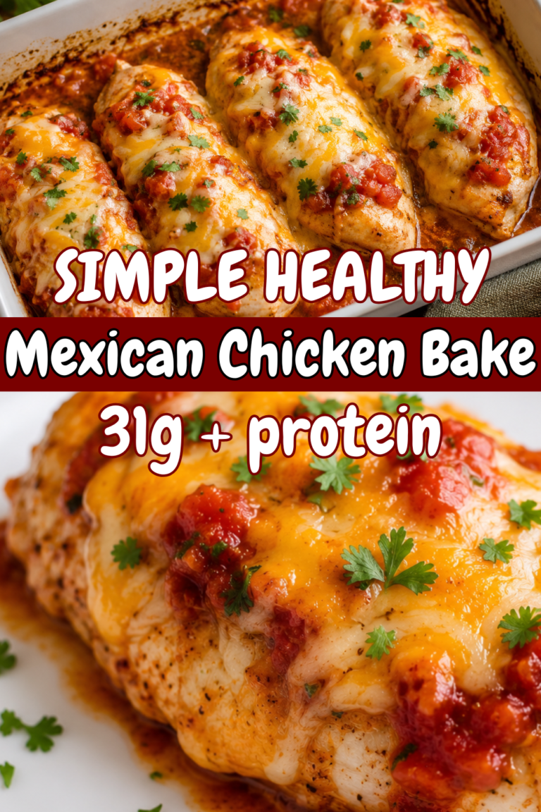Healthy Mexican Chicken Bake