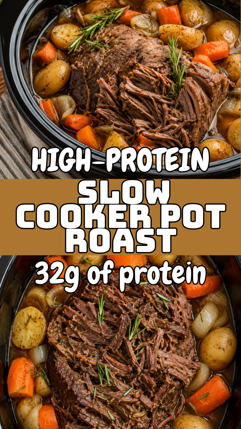 High-Protein Slow Cooker Pot Roast