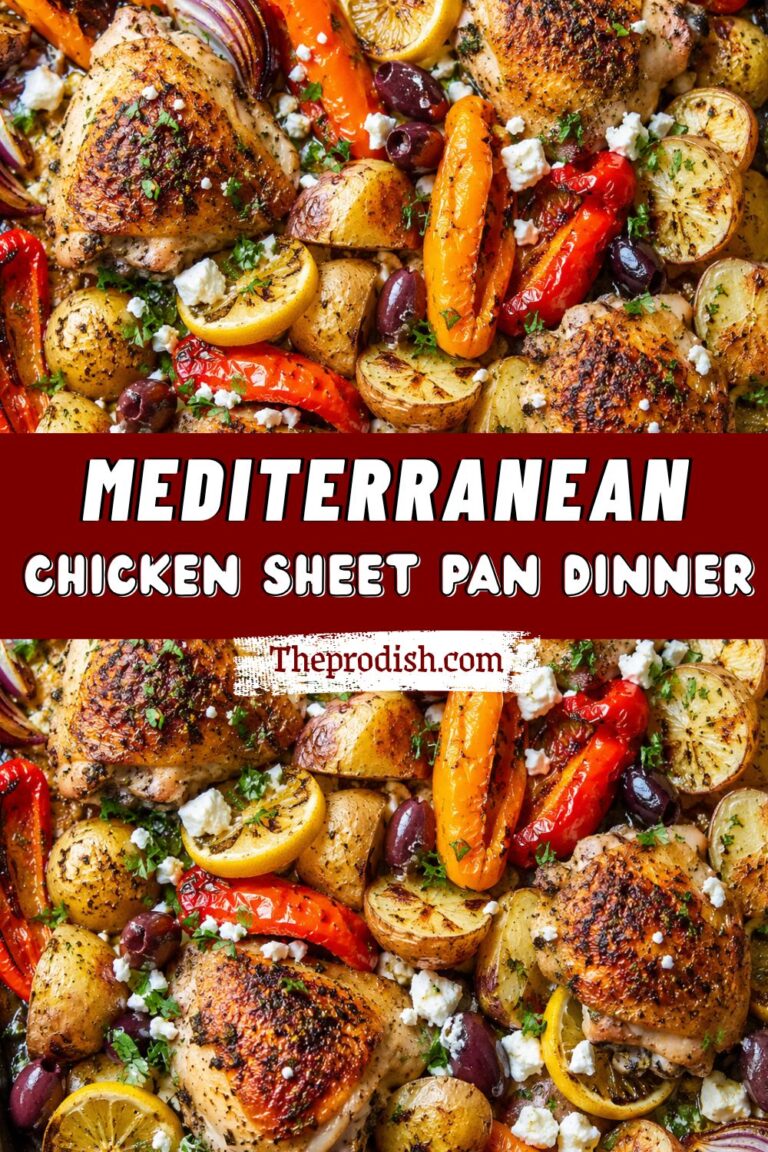 Mediterranean Chicken Sheet Pan Dinner