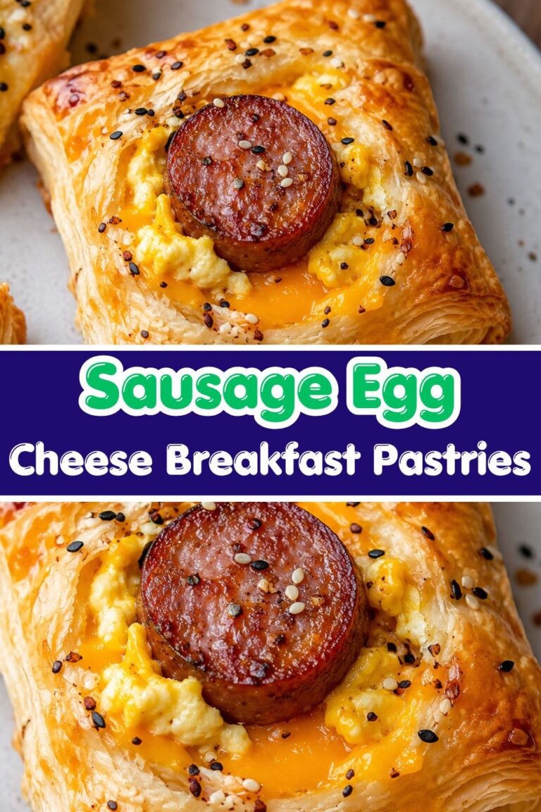 Sausage, Egg, and Cheese Breakfast Pastries