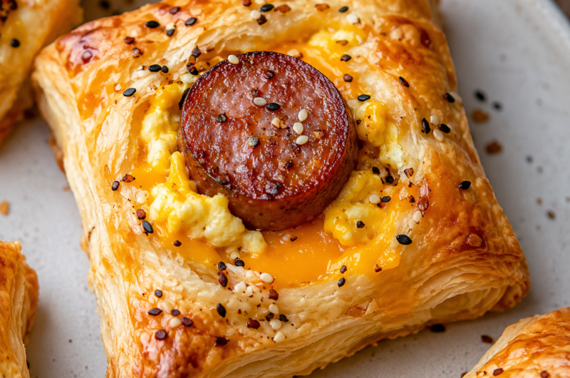 Sausage, Egg, and Cheese Breakfast Pastries