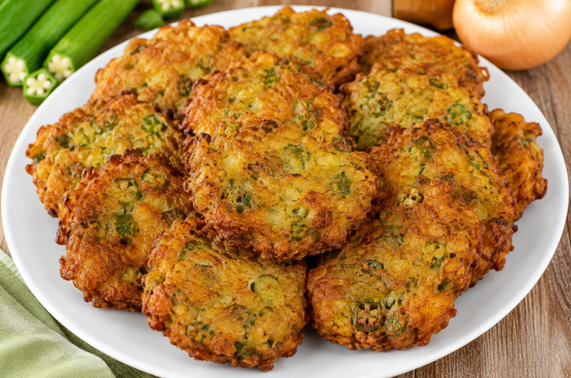 Crispy Okra Patties