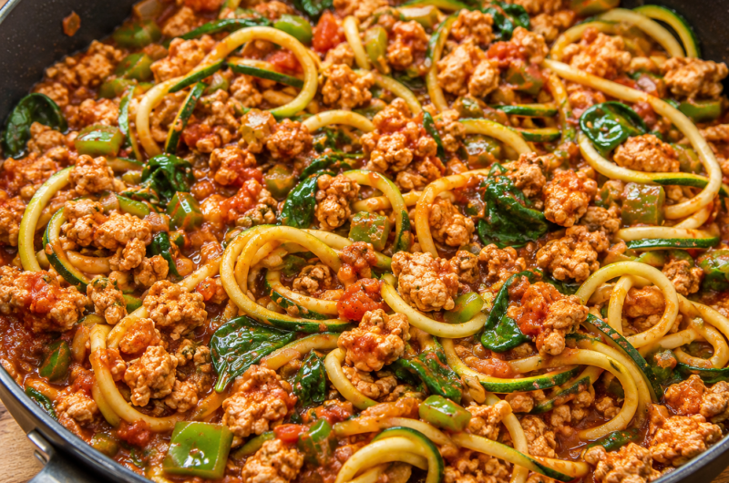 Turkey Spaghetti Zoodles