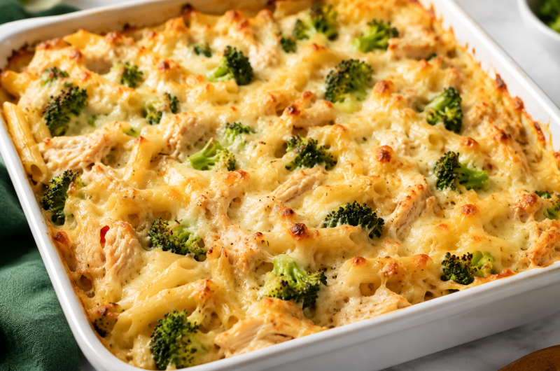 Rotisserie Chicken Pasta Bake