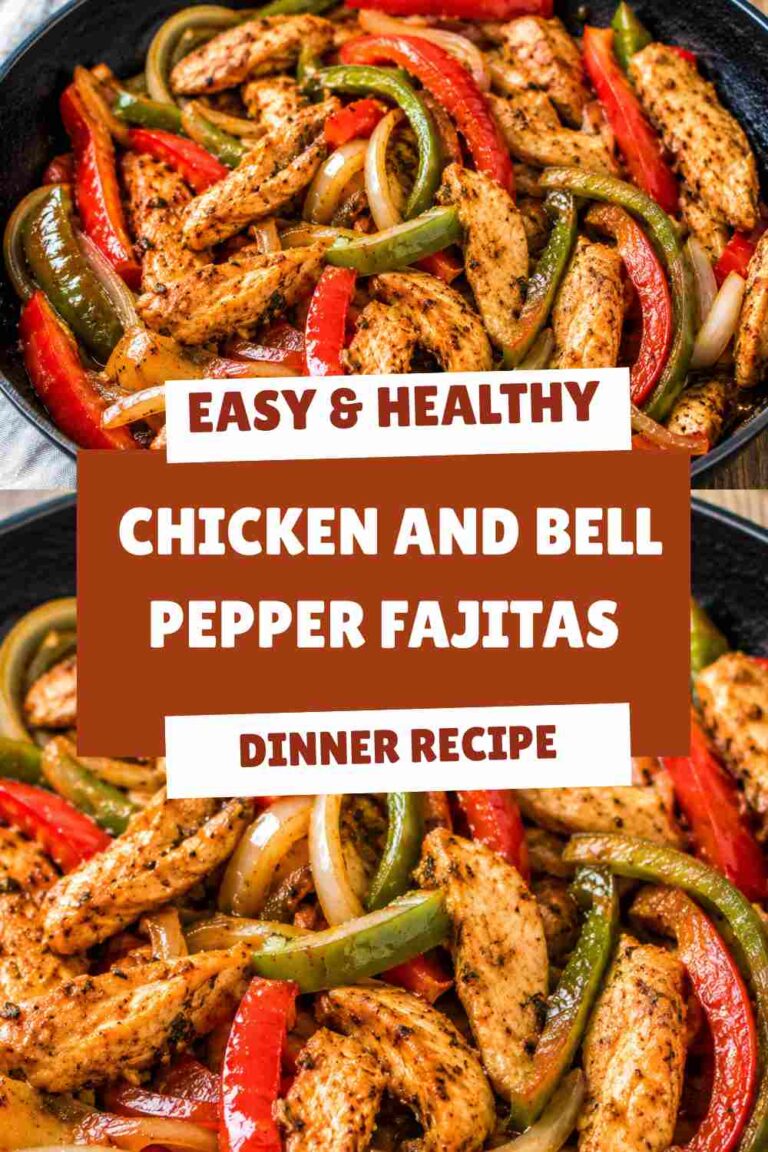 Easy Chicken and Bell Pepper Fajitas