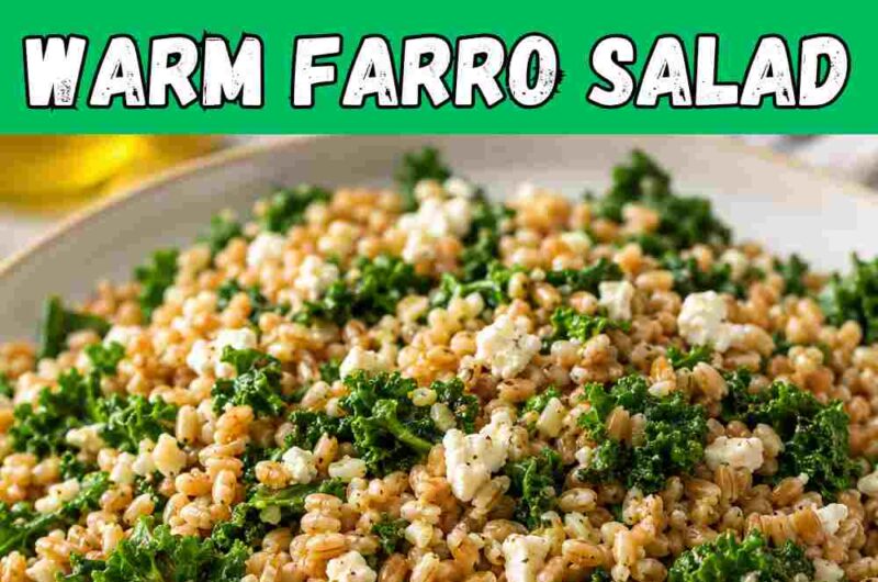Healthy Warm Farro Salad