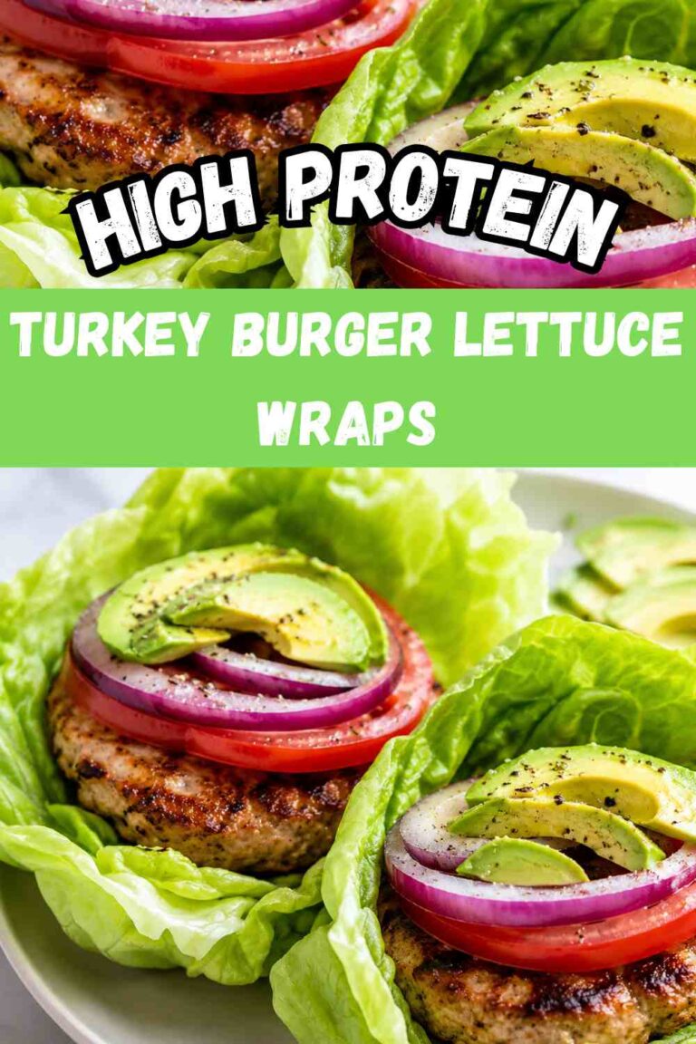 Turkey Burger Lettuce Wraps