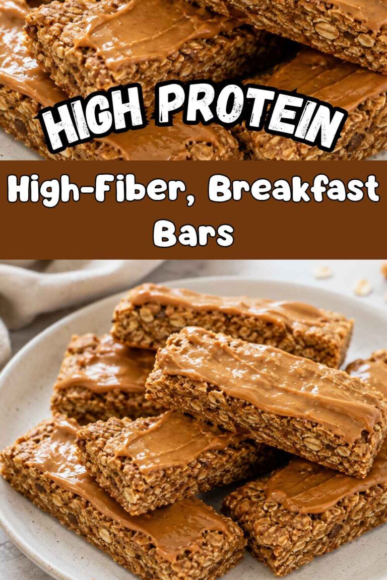 High-Fiber, High-Protein Breakfast Bars