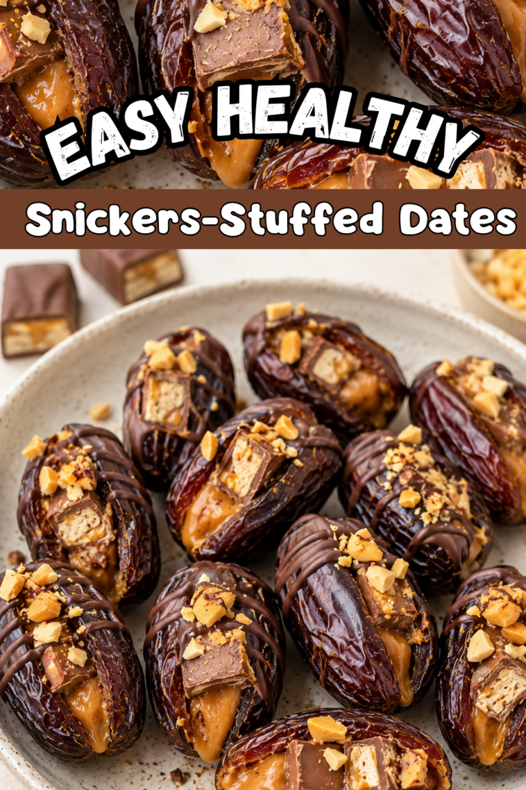 Snickers Stuffed Dates