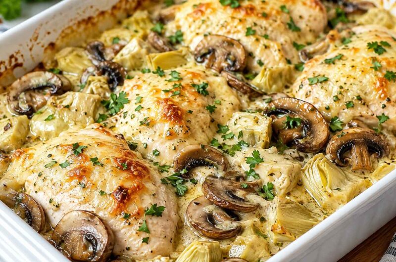 Artichoke Chicken Casserole