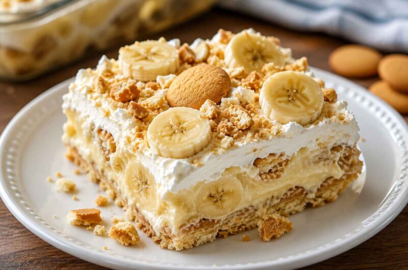 Banana Pudding Dump Cake