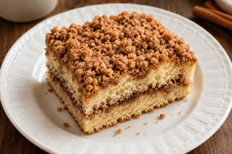 Coffee Cake with Cinnamon-Streusel Topping