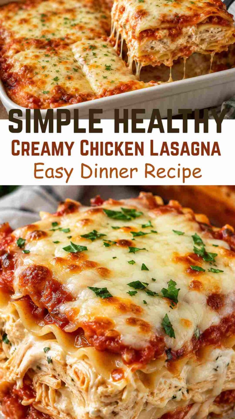 Creamy Chicken Lasagna