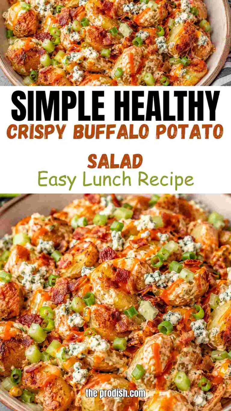 Crispy Buffalo Potato Salad