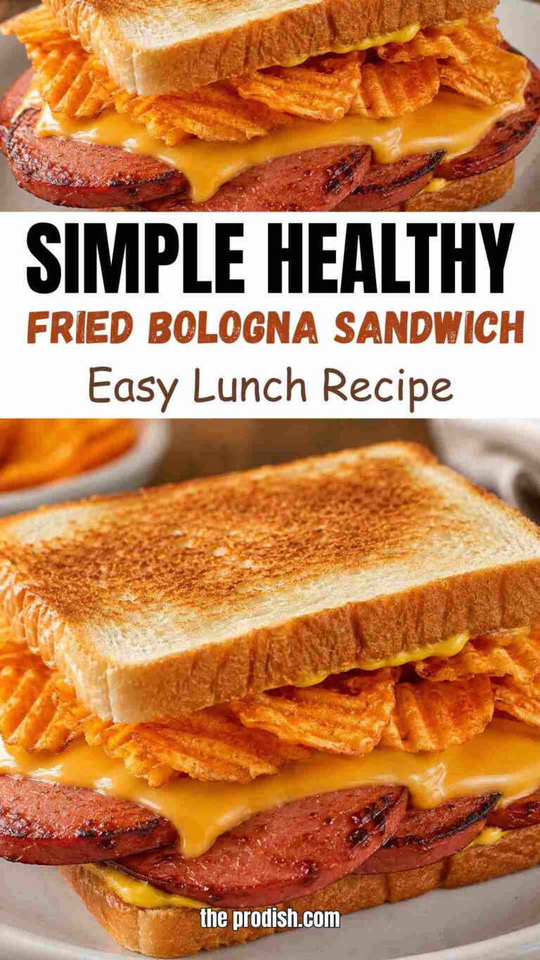 Fried Bologna Sandwich