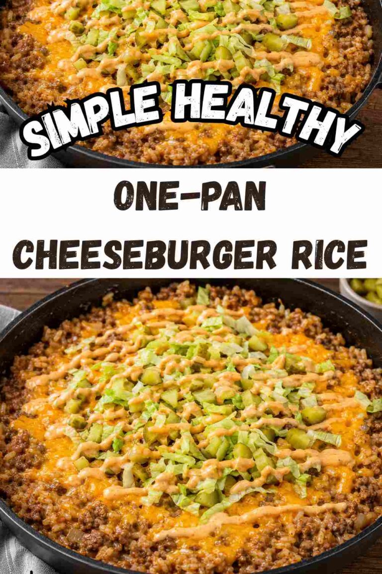 One-Pan Cheeseburger Rice