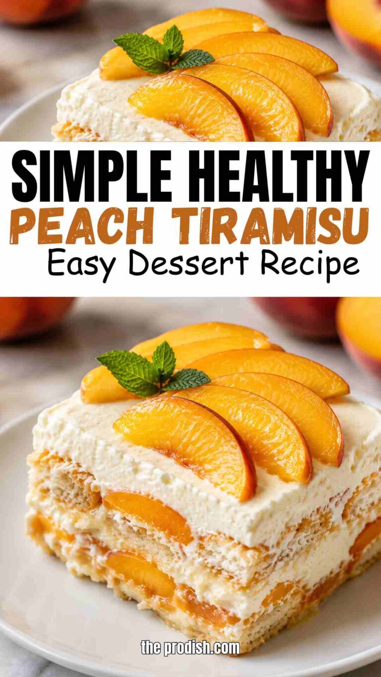 Peach Tiramisu