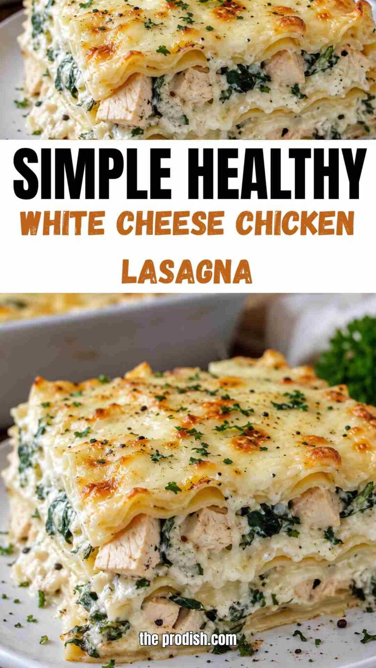 White Cheese Chicken Lasagna