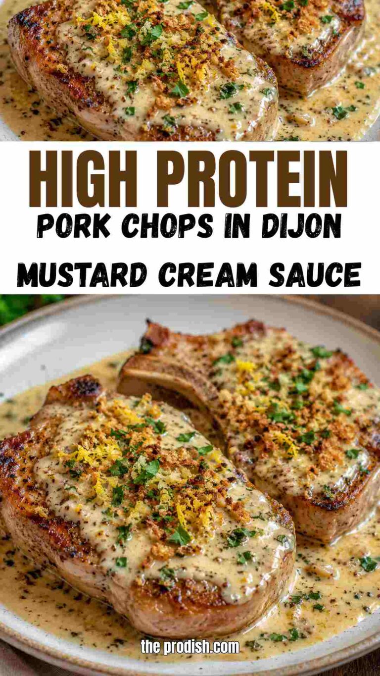 Pork Chops in Dijon Mustard Cream Sauce