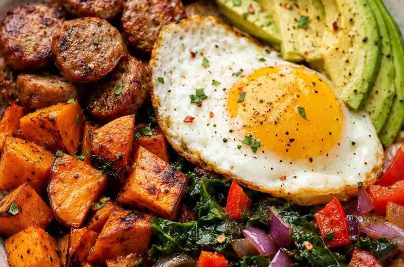 Sausage and Sweet Potato Breakfast Bowl