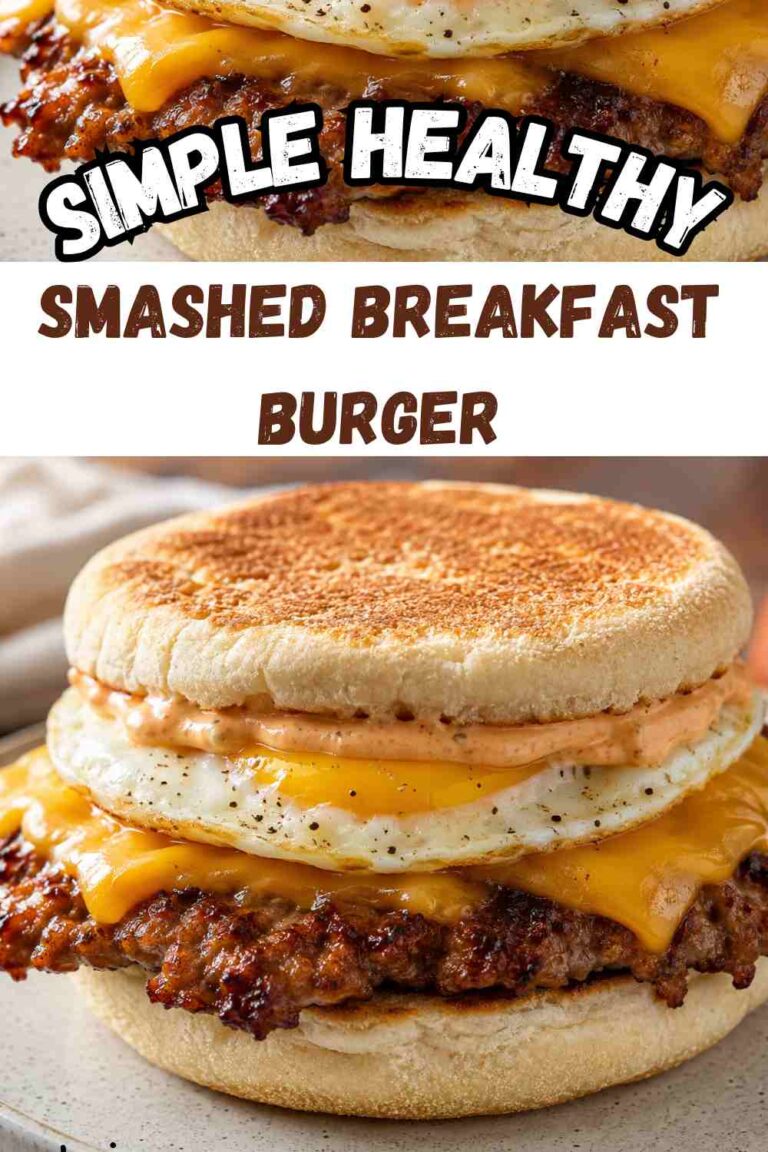 Smashed Breakfast Burger