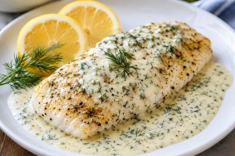 Tilapia with Creamy Sauce