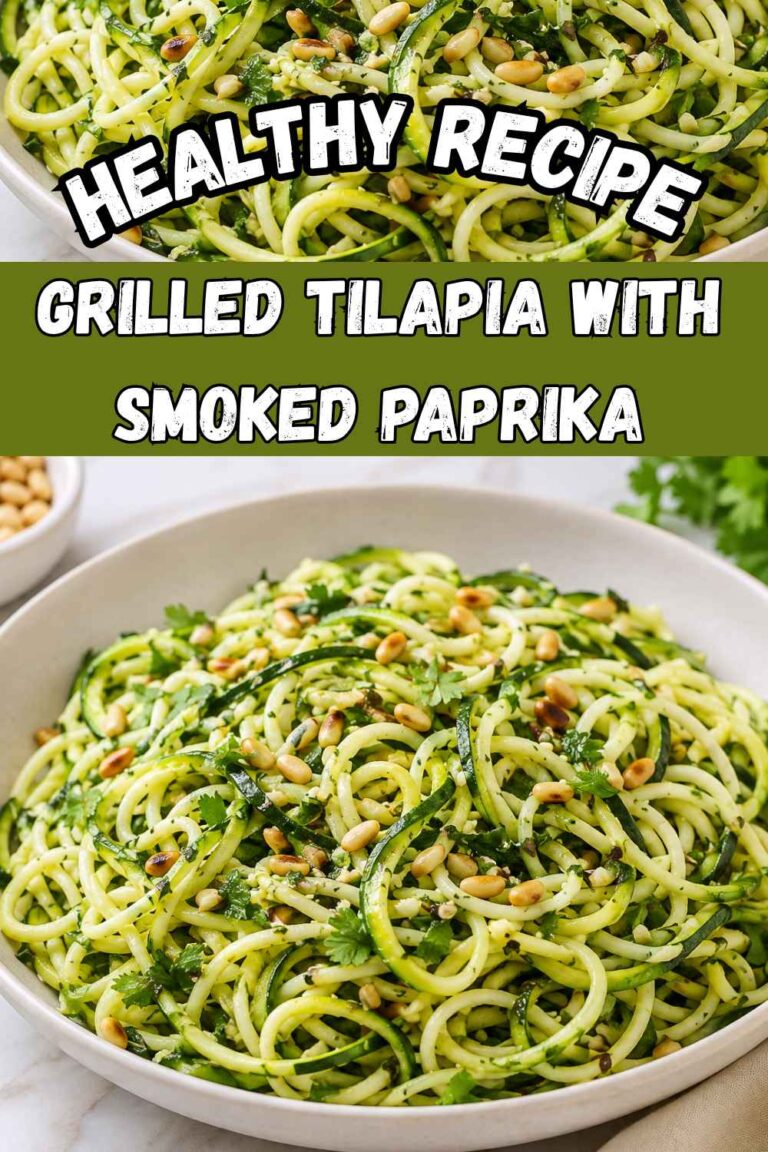 Zucchini Noodle Salad with Lemon Garlic Vinaigrette