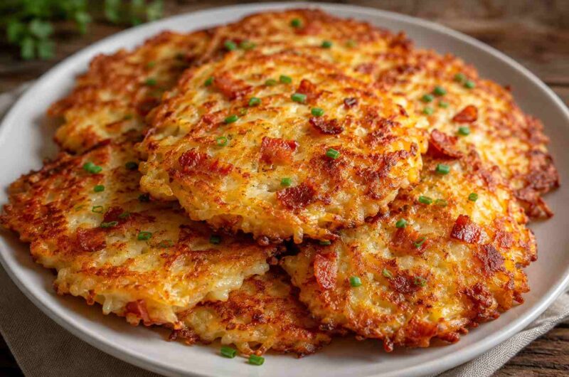 Cheesy Potato Pancakes