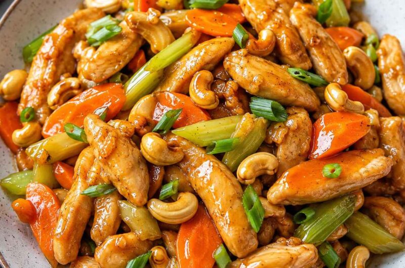 Chicken Honey Nut Stir Fry