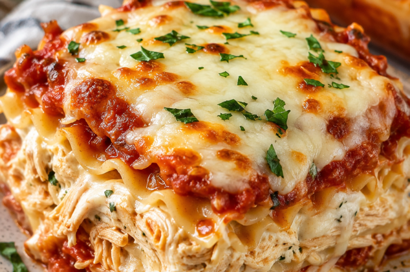Creamy Chicken Lasagna